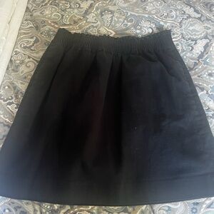 J. Crew Black Mini Skirt